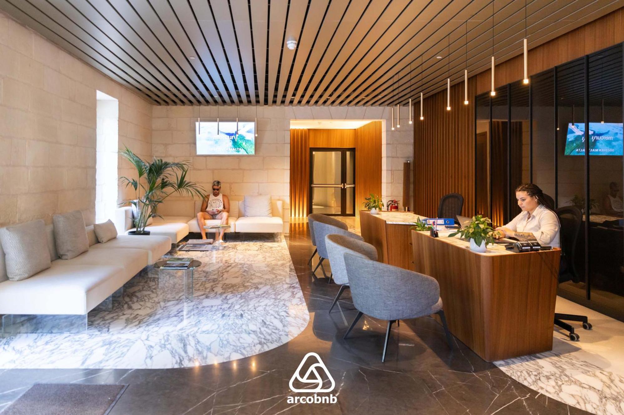 Appartement Mercury Tower Superb 1br With Rooftop Pool By Arcobnb San Ġiljan